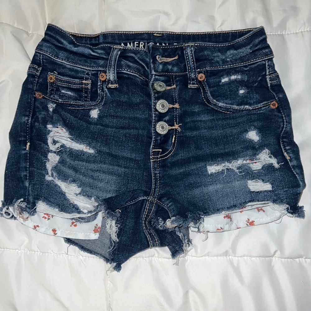 American Eagle High Waisted Short Shorts